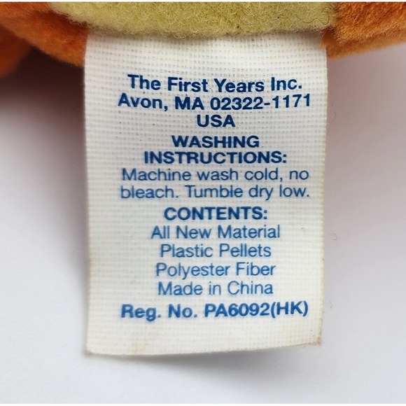 Walt Disney Company Tigger AVON Bean Bag Plush Stuffed Animal Disney Vintage - Picture 9 of 12